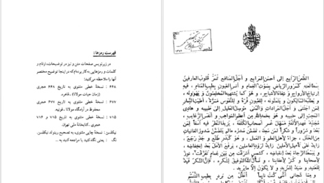معرفی و دانلود کتاب متن و شرح مثنوی معنوی مولوی مولانا جلال‌ الدین محمد بلخی جلد چهارم ۴۰۵ صفحه پی دی اف